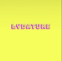 a yellow background with the word lydature on it